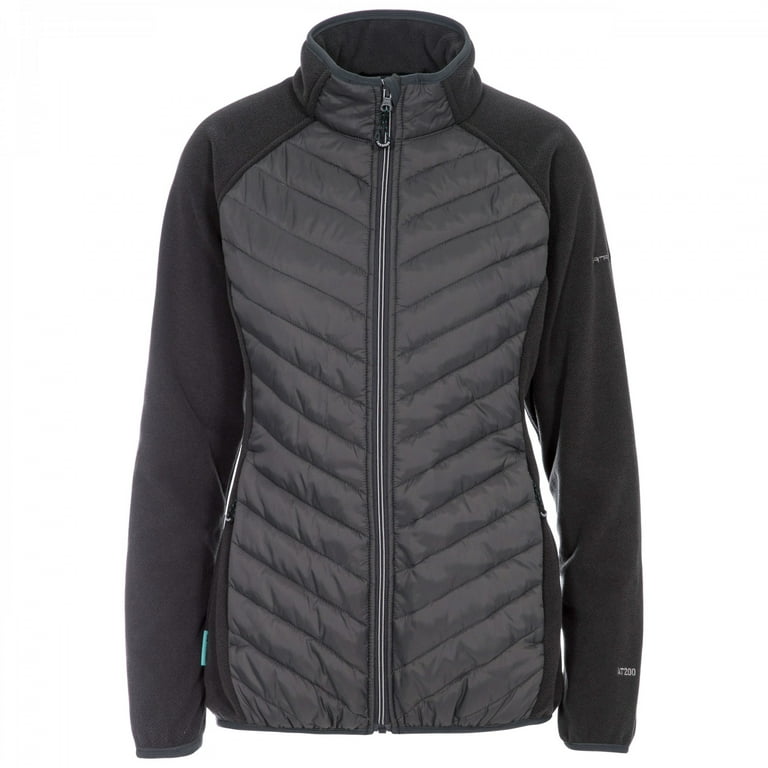 Trespass Womens Underpinned Padded Fleece Jacket 