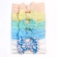 thumbnail image 2 of LNMQLPDBS Baby Girl Bows 5 Pack Soft Stretchy Hair Bands with Bows Cute Handmade Hairbands for Girls Newborn Infant Toddlers Hair Accessories, 2 of 6