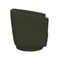 thumbnail image 5 of Green Swivel Accent Chair - Forest Green Fabric, Modern Design, 29" Wide, Living Room or Home Office, Easy Assembly, Engineered Wood Frame, Comfortable Foam Fill., 5 of 7