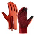 thumbnail image 1 of 2 Par Guante Moto Bike Térmico Impermeable Frío Hombre Mujer, 1 of 8