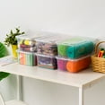 thumbnail image 6 of Inspired Essentials 5 Qt. Plastic Storage Bins with Lids, Stackable Storage Containers, Totes, 20Pk, 6 of 11