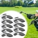 thumbnail image 3 of 9 Piezas Fundas para Cabezas de Hierro de Golf DYNWAVEMX Funda Protectora Duraderas Gris blanco, 3 of 8