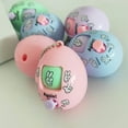 thumbnail image 4 of opvise Rock Paper Scissors Funny Toy Keychain Egg Shaped Morra Game Hanging Key Holder Random Color, 4 of 8