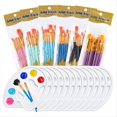 thumbnail image 1 of Juego de 72 Pinceles y , 60 Pinceles y 12 Bandejas para Paletas de Pintura, Juego de Pintura Profesional para Artistas., 1 of 5