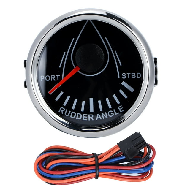 Rudder Angle Meter,52mm Universal Boat Rudder Boat Rudder Angle Indicator Rudder Angle Gauge Optimized for Excellence
