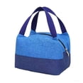 thumbnail image 1 of Jumpingount Fiambrera para mujer, bolsos de mano, bolsos de moda para exteriores con cremallera, cosméticos, teléfono inteligente, bolsa de gran capacidad, Bolsas de mensajero y de hombro Azul Jumpingount AP012428-09, 1 of 6