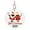 B, variant on JeashCHAT Christmas Decorations Indoor Christmas Ornaments 1pcsChristmas Ornaments Santa Claus Masked Souvenir Tree Hanging Ornaments