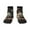 3 Black, variant on Western Cowboy Snake Ram Skull Pattern Quarter Crew Socks,Toe Seamed Ankle Socks,Cotton Cushioned Breathable Athletic Crew Sports Socks