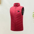 thumbnail image 4 of Chaqueta con calefacción eléctrica de 9 zonas chaleco recargable de invierno ropa deportiva cómoda para exteriores, 4 of 7
