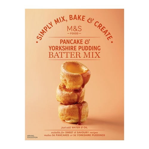 M&S Yorkshire & Pancake Batter Mix 2 x 200g, British Import (Pack of 2)
