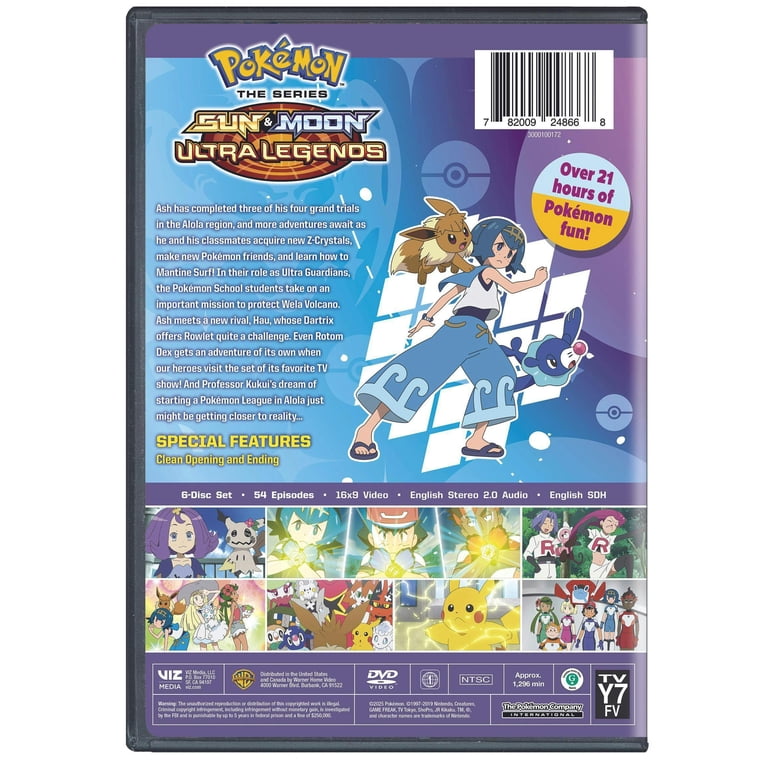 Pokemon The Series: Sun And Moon Ultra Legends Complete Season