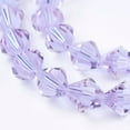 thumbnail image 2 of 2strands K9 Glass Faceted Imitation Austrian Bead Strands Grade AAA Bicone Alice Blue 4x4mm Hole: 0.7~0.9mm 200pcs/strand 28 inch, 2 of 2