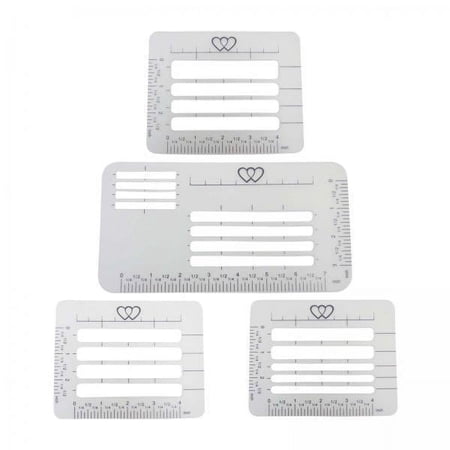 HOMYL 6x4 Style Envelop Craft Addressing Guide Notebook Letter Stencil Set Templates