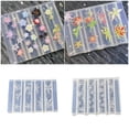 thumbnail image 2 of Osdhezcn Practical Nail Art Moulds Flower Theme Nail Art Template Moulds Silicone Texture, 2 of 10