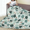 thumbnail image 6 of Vsdgher Frog And Dragonflies Ultra-Soft Micro flannel Blanket Throw Blankets for Couch Sofa, Bed (4 sizes)-40"x30", 6 of 7