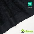 thumbnail image 5 of Premium 8 Pieces Towel Set including 2 Bath Towels 30" x 56", 2 Hand Towels 18" x 30" and 4 Washcloths 13" x 13" - Color: Black |100% Cotton |Machine Washable high Absorbency, 5 of 8