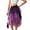 Purple, variant on HomeGardon Mini Skirt for Women High-Waisted Multi-Layer Asymmetrical Midi Skirt
