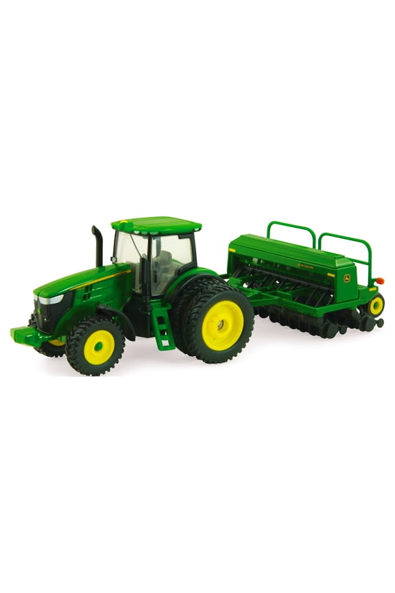 1:64 Scale 7215R Tractor with 1590 Grain Drill