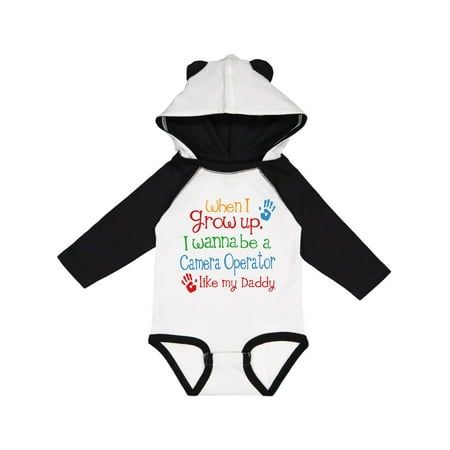 

Inktastic Future Camera Operator Like Daddy Gift Baby Boy or Baby Girl Long Sleeve Bodysuit