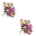 thumbnail image 4 of Matsuzay 2 flores de cementerio multicolor decoración de flores artificiales, 4 of 6