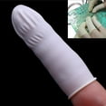 thumbnail image 3 of ZPAQI 100 Pieces, Non-skid Natural Rubber Gloves, Finger Guard, Disposable Nail Tool, 3 of 9