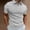 F-752Grey, variant on ZHOGXU Men's Polo Shirt Short Sleeve Lapel Half Zipper Solid Color Stylish Comfortable Blouse For Casual Daily Wear,Black,L