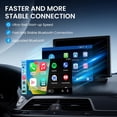 thumbnail image 3 of TECXERLLON 9.0" Wireless CarPlay Screen for Car, Android Auto Screen for Car with Backup Camera, Portable Touchscreen car Stereo, 3 of 9