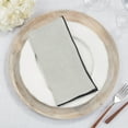 thumbnail image 4 of Saro Lifestyle Stonewashed Stitch Border Table Napkins (Set of 4), 4 of 4