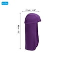 thumbnail image 2 of Uxcell Hard Hat Sun Shade, 6 Pack Cooling Skull Cap Quick Dry Neck Shade Cap for Men Women, Dark Purple, 2 of 6