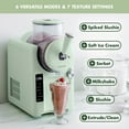 thumbnail image 6 of GreenPan Frost 6 Mode, Ice Cream, Frozen Drink & Milkshake Maker, No Freezer Needed, Easy Clean Parts, Green, 6 of 17