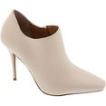 thumbnail image 4 of Jessica Simpson Pumps Womens Carolie White Square Toe Stiletto High Heel Booties (Chalk, 7.5), 4 of 6