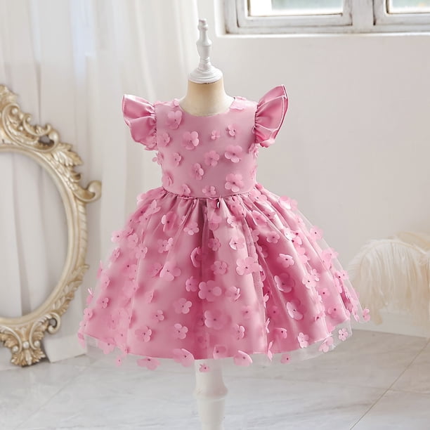 2023 vestido de princesa para niños, ropa de lentejuelas de estrellas para niñas, vestidos de gasa de malla para boda, cumpleaños, noche, fiesta de graduación, disfraz 100 (3T) Gao Jinjia LED