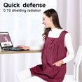 thumbnail image 6 of Anti-Radiation Maternity Clothes Baby Mom Protection Shield Dresses,Maroon,L, 6 of 6