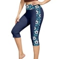 thumbnail image 2 of Roncen Women's Ruffle Bikini Set - Two Piece Swimsuit with Cutout Waist & High-Waisted Boy Shorts, 2 of 5