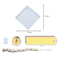 thumbnail image 4 of Juego de moldes de resina, 21 piezas, campanas de viento cuadradas japonesas, moldes de silicona (C), 4 of 4