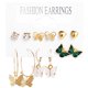 thumbnail image 1 of Ruifaya Pendientes de mujer con incrustaciones Pendientes vintage franceses creativos ζ) Conjunto ё◇ Conjunto тκ E9 XN, 1 of 7