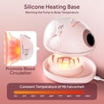 thumbnail image 3 of Extractor de leche Baby Nestling con base térmica, manos libres, 24 mm, paquete de 2 unidades, rosa, 3 of 8