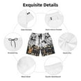 thumbnail image 6 of Characters Haikyu!! Men's Beach Shorts Swim Trunks Casual Quick Dry Board Shorts Swimwear Pants with Mesh Lined and Pockets, 6 of 8