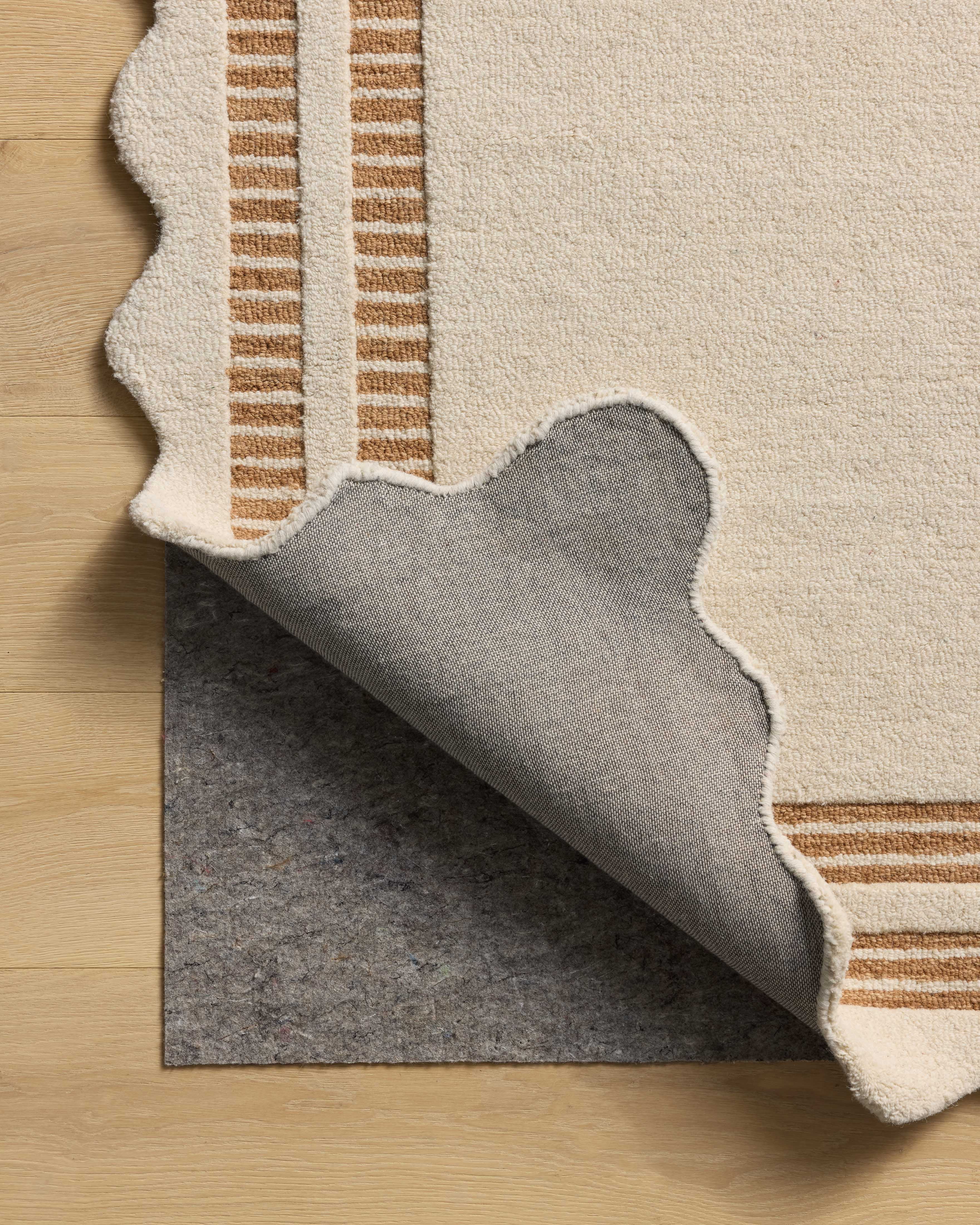 Chris Loves Julia x Loloi Scottie Ivory / Rust 7'-9" x 9'-9" Area Rug