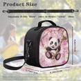 thumbnail image 6 of Yuyamidu Cute Panda Lunch Box for Boys Portable Leakproof Kids Lunch Box with Adjustable Strap Multifunctional Large Thermal Cooler Bag for Kids Teen Boys Girls, 6 of 6