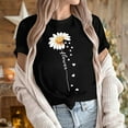 thumbnail image 4 of Hxshgdsn Valentines Shirts For Womens Graphic Love Heart Short Sleeves Tee Crew Neck Trendy Causal Holiday Tops Black 3 3Xl, 4 of 7