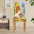 thumbnail image 6 of BZSMCE Chairs Slipcovers Dining Chair Covers Sunflower Pattern Creative Pattern, 6 of 7