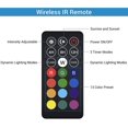 thumbnail image 3 of Aquarium Led Lighting 18cm With Remote Control, Rgb Multicolor Led Lamp For Freshwater Aquarium, 3 of 5