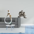 thumbnail image 2 of Escultura de niña búho para decoración de dormitorio y sala de estar. Centro de mesa único. Moderno y abstracto. Regalo para mujeres lectoras., 2 of 8