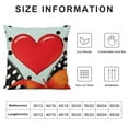 thumbnail image 5 of GOSMITH  Valentines Day Pillow Covers Polka Dot Stripes Love Heart Buffalo Plaid Valentine Pillows Decorative Throw Pillows Valentines Day Decor for Sofa Couch Home Valentines Day, 5 of 5