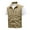 Khaki Tops for Men, variant on IYTR Men's Lightweight Outdoor Travel Vest Windproof Multi-Pocket Quick Dry Breathable Mesh Sports Fishing Photography Waistcoat Black XXL