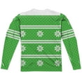 thumbnail image 3 of Impractical Jokers Ugly Sweater (Front Back Print) Long Sleeve Adult Poly Crew White, 3 of 3