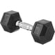 thumbnail image 1 of Mancuernas hexagonales con revestimiento de goma para entrenamiento de fuerza, 1 of 9