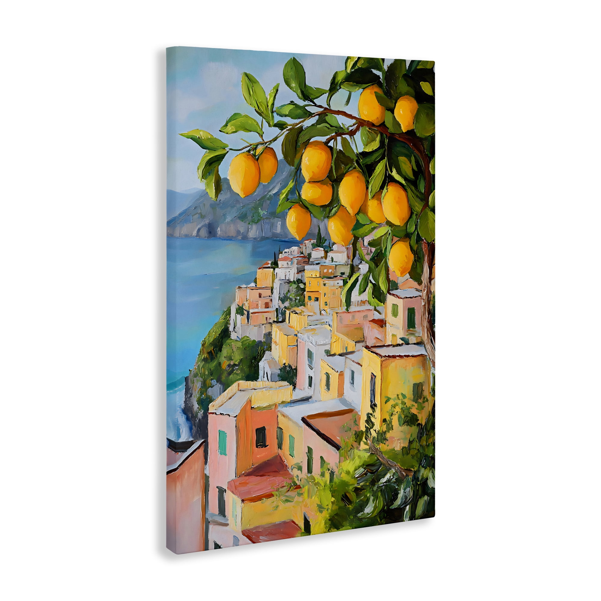Stupell Industries Mediterranean Lemon Tree Scenery Canvas Wall Art, design by Creative Studio