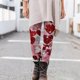 thumbnail image 4 of TaTaai Women's St. Patrick's Day Print Yoga Leggings, Casual Tight Elastic Sport Pants, Track Cuff Long Sweatpan Gift, 4 of 9